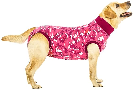 Suitical Recovery Suit for Dogs - Pink Camo - Size Large