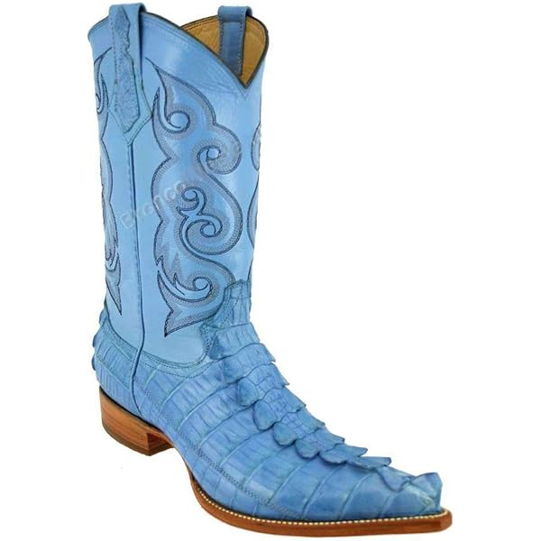 Amazon.com | Genuine Nile crocodile Tail Pointed Toe Cowboy  display picture 1