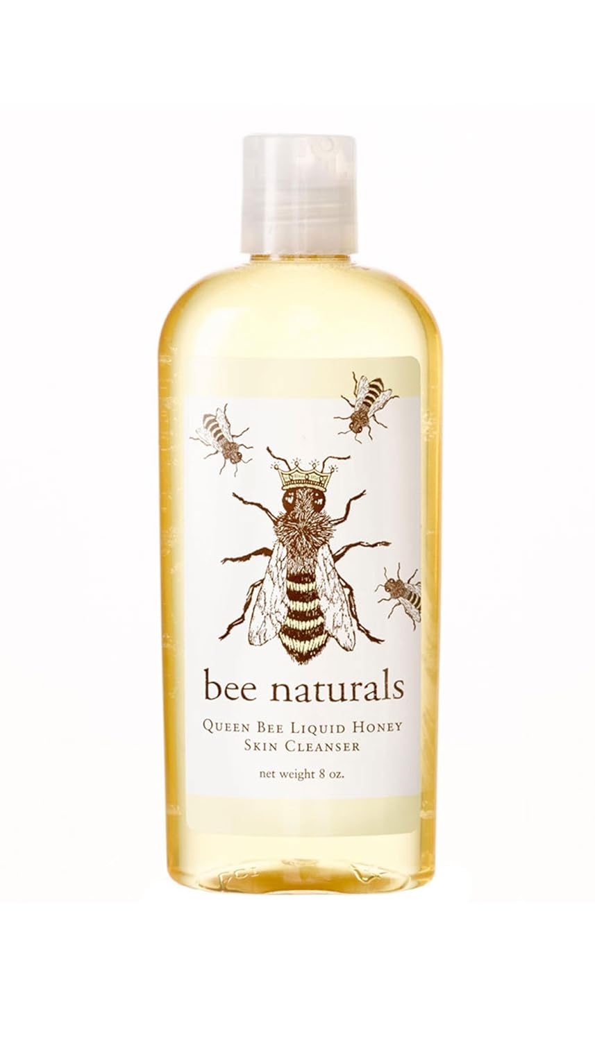 Bee Naturals, Queen Bee Liquid Honey Skin Cleanser, for Normal, Combination and Oily Skin 8 Oz
