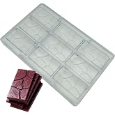 Goldbaking Cocoa leaves Chocolate Mold Polycarbonate Chocolate Mould Candy DIY Tool