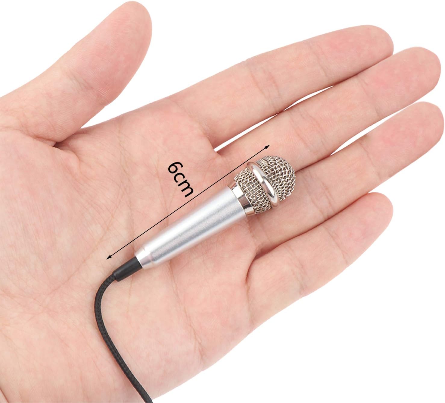 4Pcs Mini Microphone with Omnidirectional Stereo Mic for Voice Recording, Portable Microphone Chatting and Singing on Apple Phone, Android - Image 5