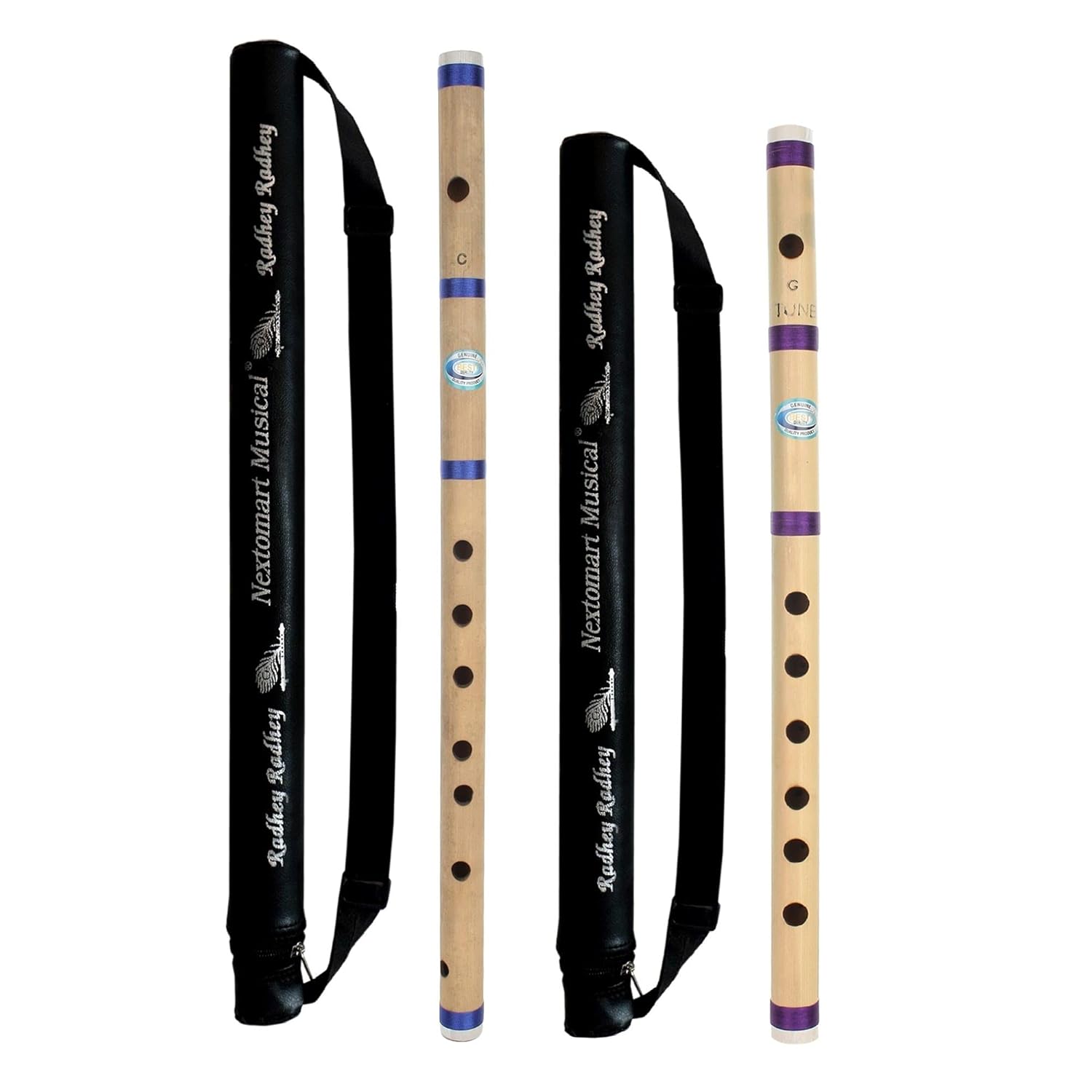NEXTOMART Musical Combo Flutes C Natural Regular 7 Hole Amazon.in