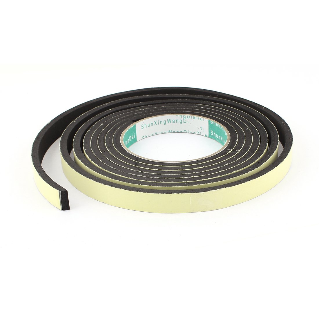 Sourcingmap 3 Meter 15mm x 5mm Single Side Foam Sealing Tape for Door Window