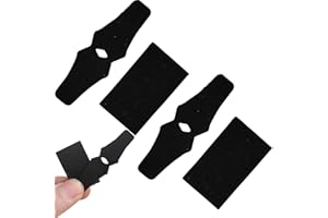 PESSILIN Arrow Rest Sticker, Anti-Slip Archery Sticker Compound Bow Drop Away Arrow Rest Felt Tape 4 Sets