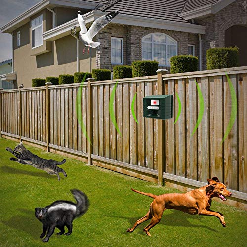 ASPECTEK Ultrasonic Outdoor Animal Pest Repellent, Yard Sentinel RC