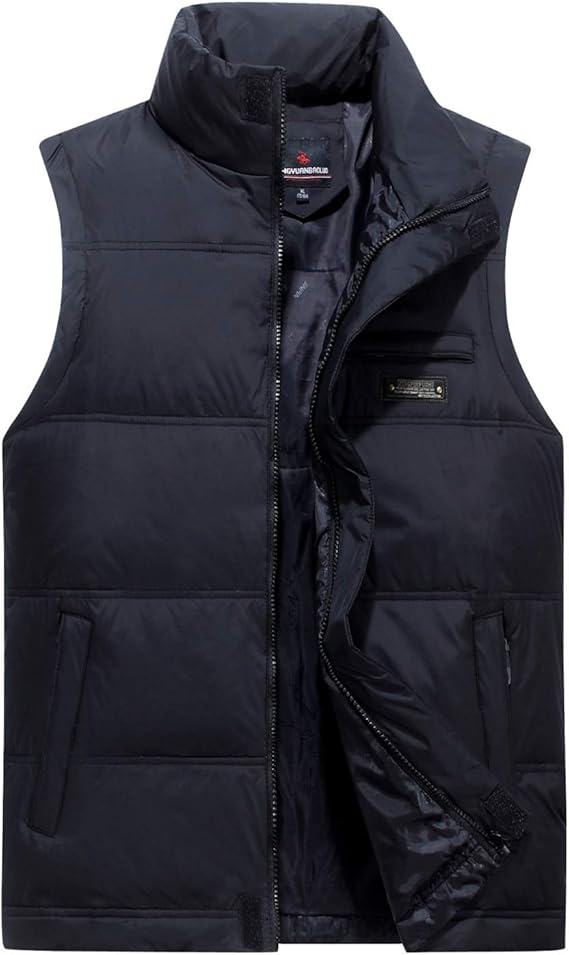 Amazon ダウンベスト メンズ 冬服 中綿ベスト 防寒 保温性 トップス ノースリーブ 立ち襟 超軽量 厚手 ショート丈 ビジネス ウルトラライト チョッキ レイヤード カジュアル 紳士 男性用 アウター 大きいサイズ 日常使い M 4xl展開 ベスト 通販