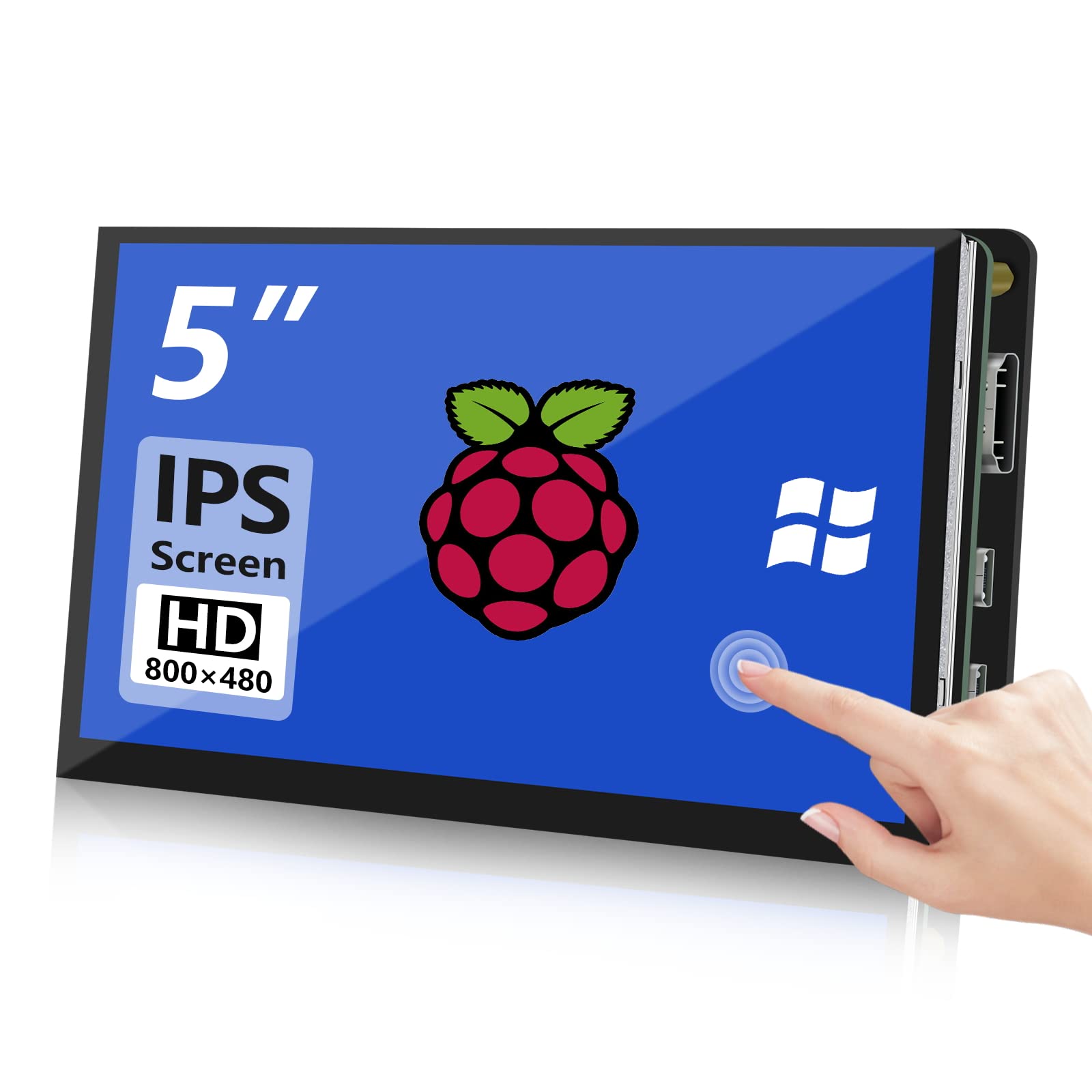 Mua 5'' Raspberry Pi Screen Touchscreen Monitor 800x480 HDMI Monitor ...