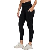 AGONVIN Women's Crossover Waist Yoga Leggings Soft High Stretch Sports Tights with Pocket