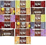 Nature's Bakery Stone Ground Whole Wheat Fig Bar (16 COUNT) Variety Pack Sampler, All Natural NON GMO Snack Food come in Elegant LA Signature Gift Box