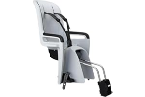 Thule RideAlong 2 Child Bike seat, 3-Point Harness, Childproof Buckle, Adjustable footrests, Machine Washable pad