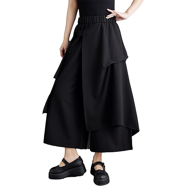 m*♕様 ENFOLD ELASTIC HAREM PANTS ブラック 36 Mens Harem Pants Elastic Waist Bounched Feet Trousers Loose