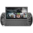 GPD Win 4 2025, Portable Handheld Game Console 6" Touchscreen 1920X1080 Mini Laptop UMPC Win 11 CPU AMD Ryzen AI 9 HX 370 32GB LPDDR5 RAM/2TB M.2 NVMe 2280 SSD （Black）