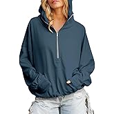 Women Fall Outfits Oversized Hoodies Sweatshirt Casual Long Sleeve Sweatshirt Pullover Zip Up Hoodies
