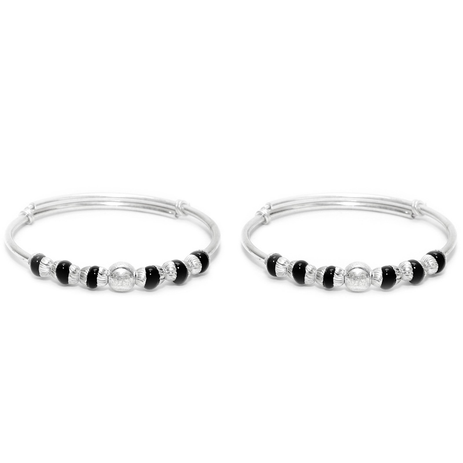 silver kada design for baby boy