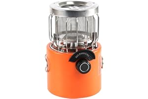 Tent Heating Stove - Orange Mini Heater, Compact Warm Keeper, Portable Camping Cooker, Efficient Heat Source | Outdoor Campin