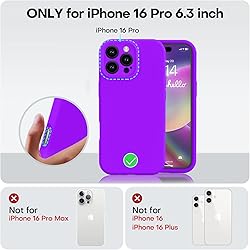 Vooii Compatible with iPhone 16 Pro Case, Liquid