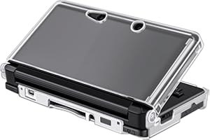 TNP 3DS Case - Ultra Clear Crystal Transparent Hard Shell Protective Case Cover Skin Accessory Compatible with 2011 Nintendo 