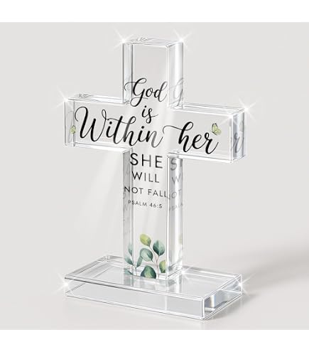Father's Day Wooden Cross Standing Decor – Sunflower Scripture Plaque, Christian Gift For Men – Baptism Or Desk Décor - View #8