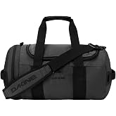 Dakine EQ Duffle 2.0 35L Packable Gym &amp; Travel Duffel Bag | Packs into its own end pocket for storage, then opens wide with a U-shape zip and padded shoulder strap.