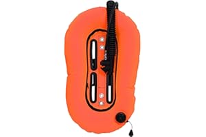 kowaku Diving Snorkeling Donut Wing Single Tank,Scuba BCD Set Accessory,BCD Buoyancy Compensator,for Underwater,Outdoor,Snorkeling