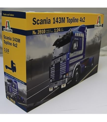 ITALERI 3952S – Maquette Scania R730 Streamline Show Truck échelle 1:24 – Kit Plastique à Monter, Passion Et Bricolage Pour Adultes Unisexes