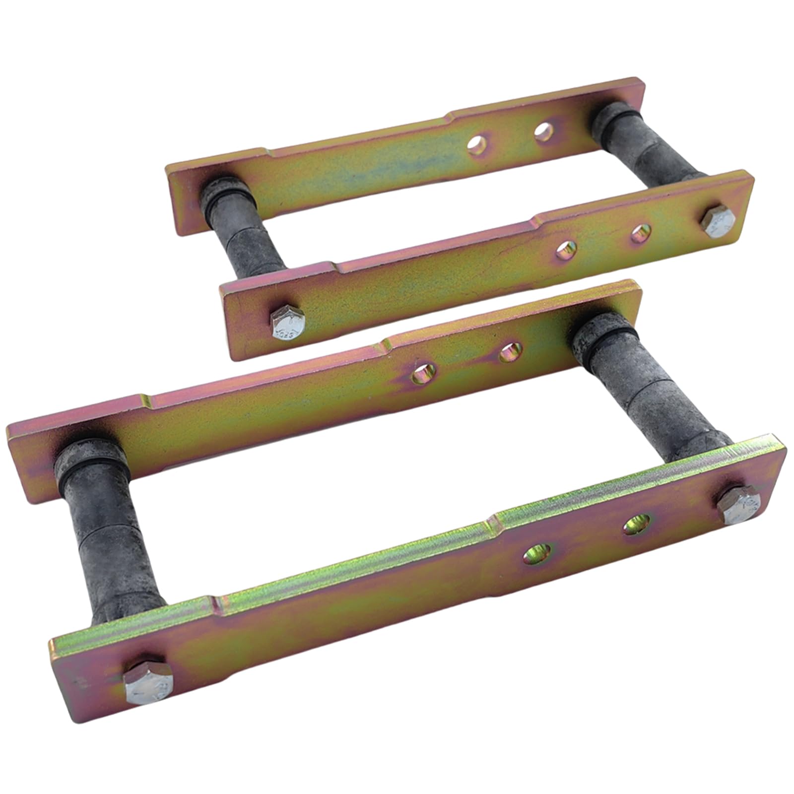 Photo 1 of 1" to 4" Adjustable 3-Position Rear Leaf Spring Shackle Lift Kit compatible with Select 1963 1964 1965 1966 1967 1968 1969 1970 1971 1972 1973 1974 1975 1976 Chrysler A-Bodies