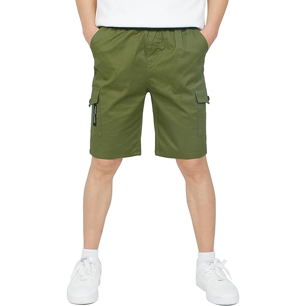 Short D'été Gymboree Garçon Taille 8 – Vert Menthe, Poches, Coton Et Nylon, Cordon