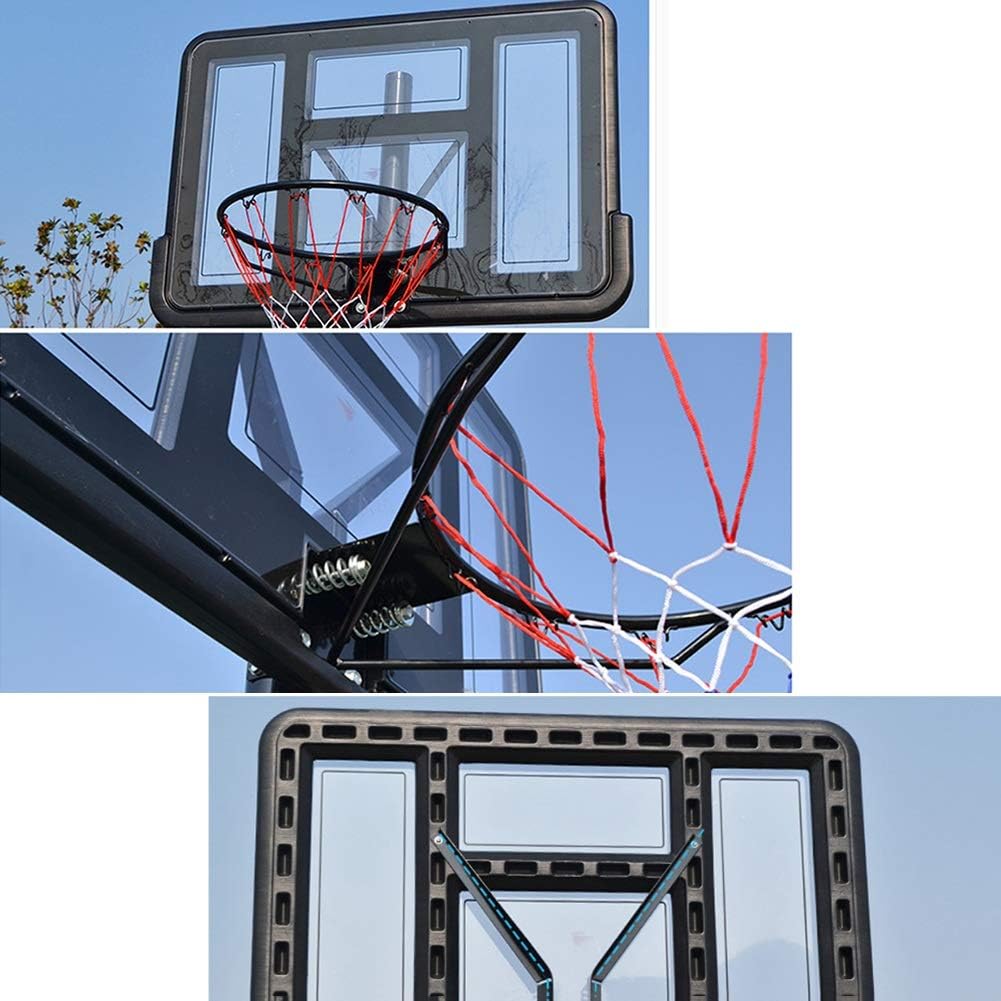 Amazon Wenzhe バスケットゴール ポータブル バスケットボール用ゴール バスケットボード バスケットボール スタンド アダルト トレーニング 屋外の 屋内 可動 高さ調節可能 63 1インチ Wenzhe バスケットボール ゴール