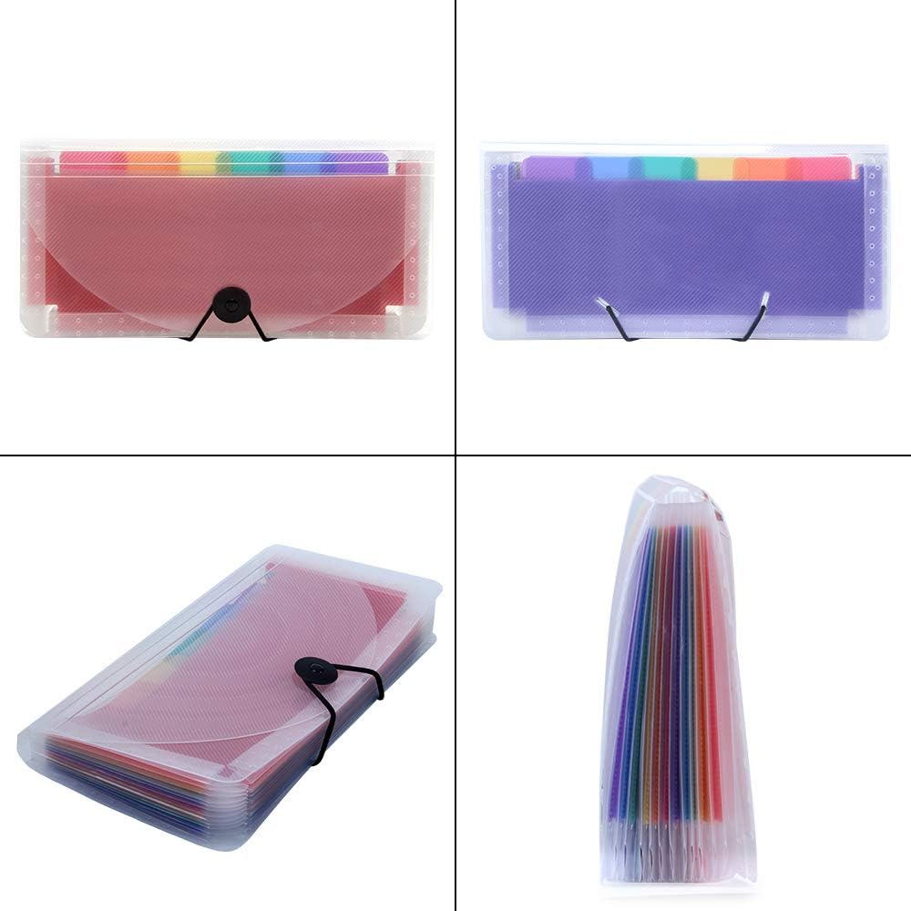 Organisateur Zip 13 Compartiments A6 - Pour Factures, Chèques, Tickets - WeddHuis