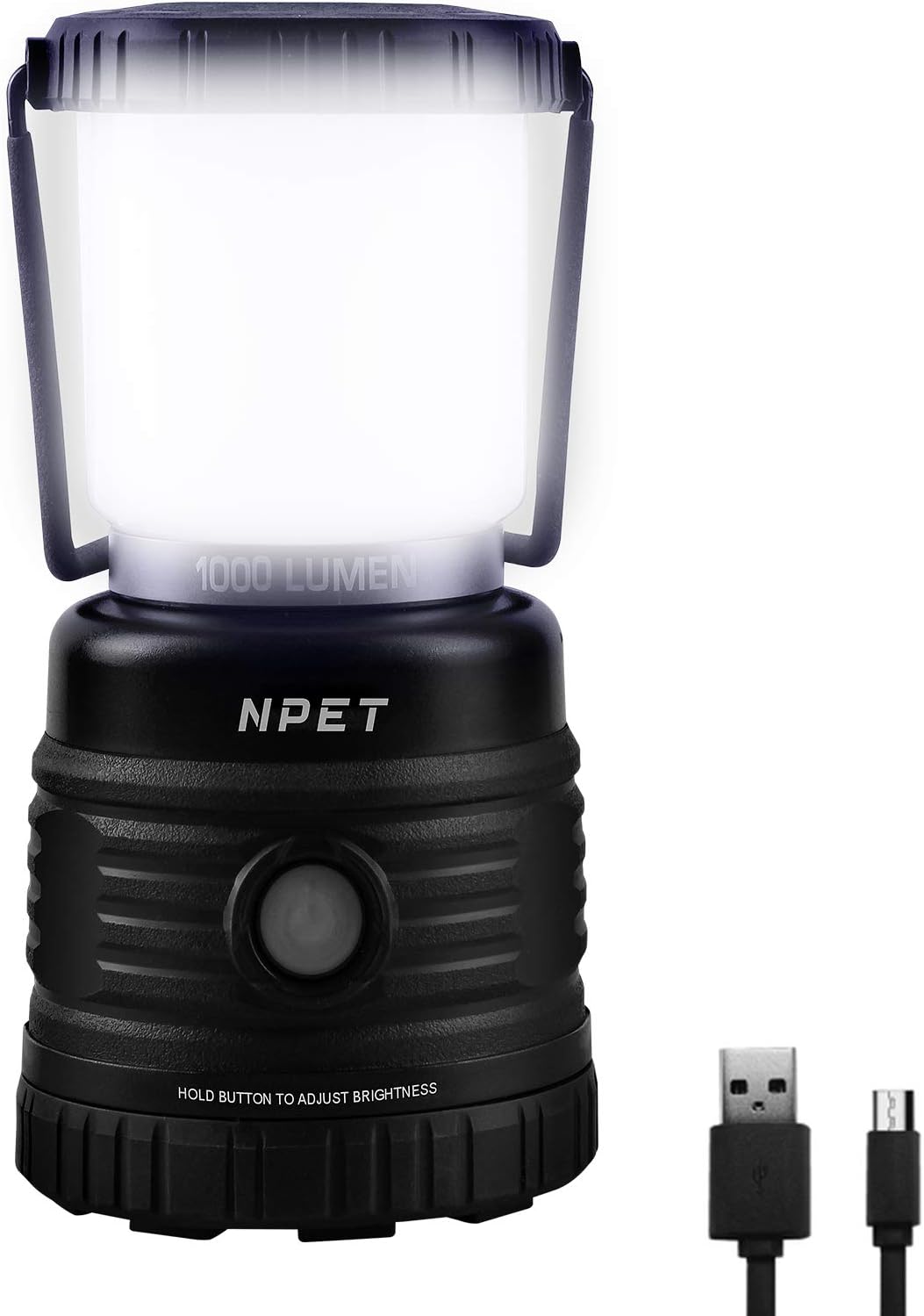 Portable LED Hiking Camping Lantern Tent Fishing Lamp Light USB Rechargeable  SP