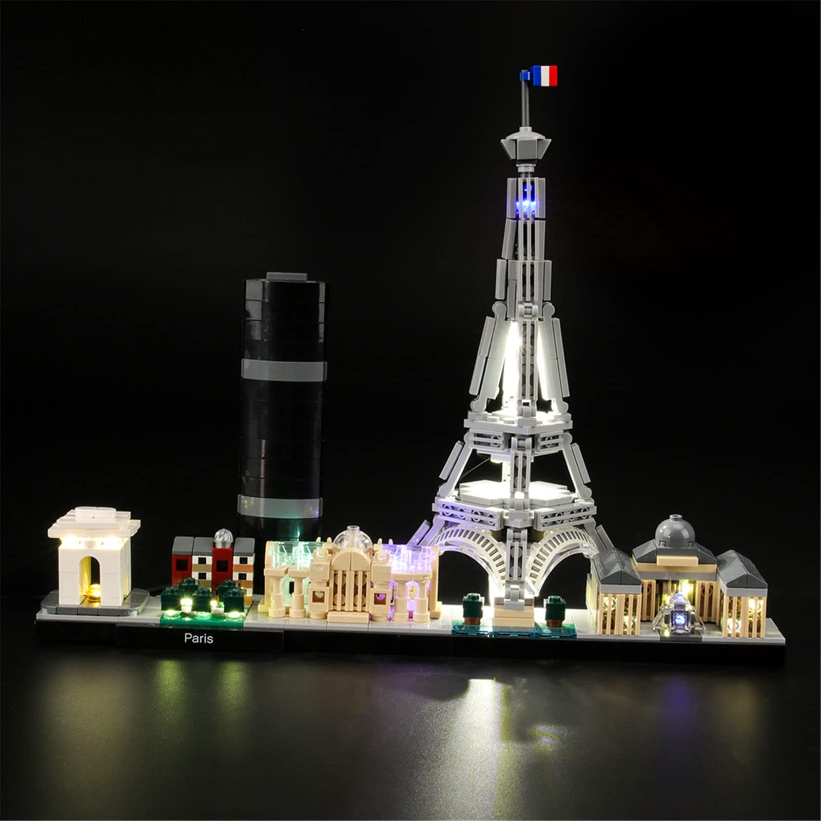 MENZAVA LED Light Set Compatible with LEGO 21044 Paris Architecture Building Blocks Model - Model Set NOT Included