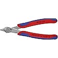 KNIPEX - 78 13 125 Tools - Electronics Super-Knips, INOX Steel, Multi-Component (7813125), 5-Inch with Lead Catcher