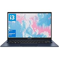 ASUS Vivobook Laptop, 14" FHD Display, i3-1215U, 16GB RAM, 512GB SSD, Wi-Fi 6, HDMI, Webcam, Touchpad, Windows 11 Home, Blue