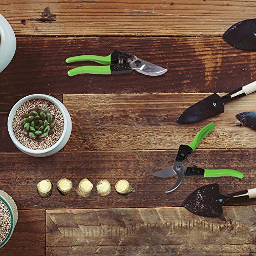 IRRIGLAD Steel Bypass Pruning Shears 8" Garden Scissors 1PC