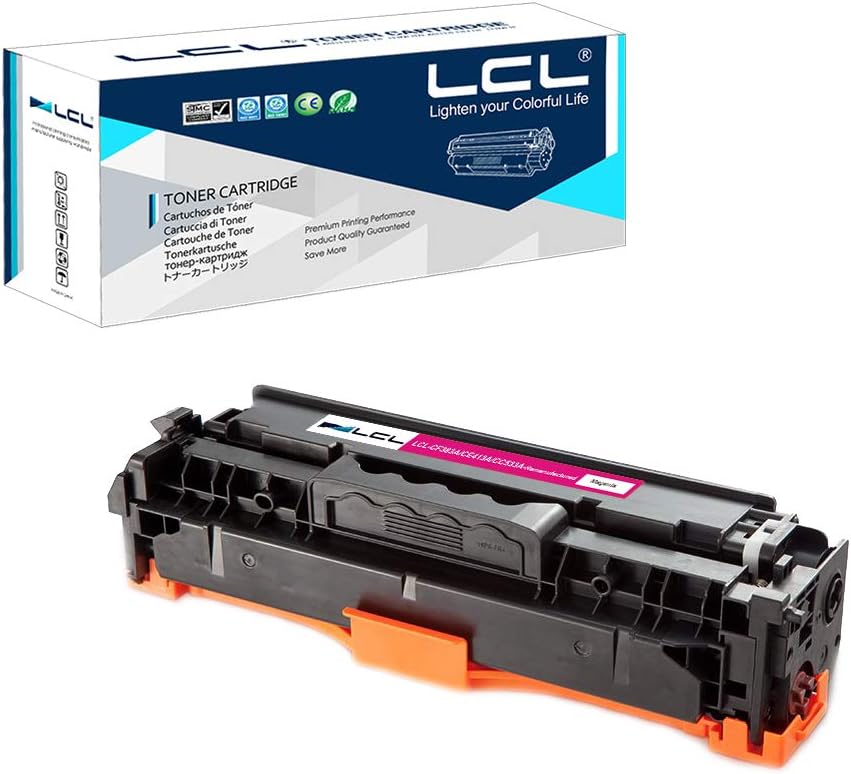 LCL Remanufactured Toner Cartridge CE413A 312A CF383A (1 Magenta) Replacement for HP Color LaserJet Pro M476dn MFP M476dw MFP M476nw MFP