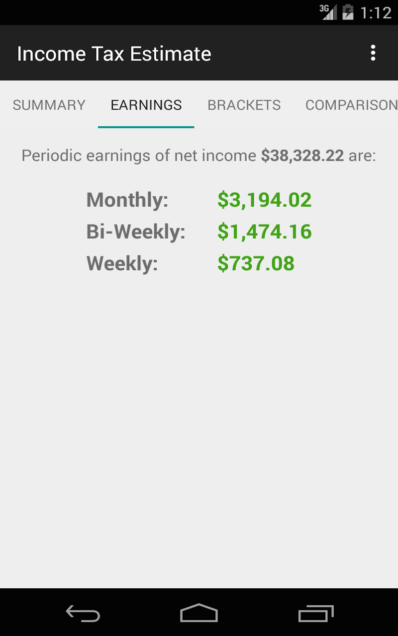Canadian Income Tax Calculator Amazon ca Appstore For Android