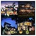 Christmas Projector Lights, Amicool Outdoor Halloween Projector Lights Waterproof LED Rotating Night Lights Snowflake Spotlight with 16 Slides for Thanksgiving Party Garden Decoration