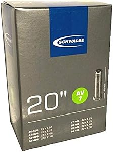 Schwalbe AV7 20 Motorcycle Valve 40mm Silver Inner Tube 2016