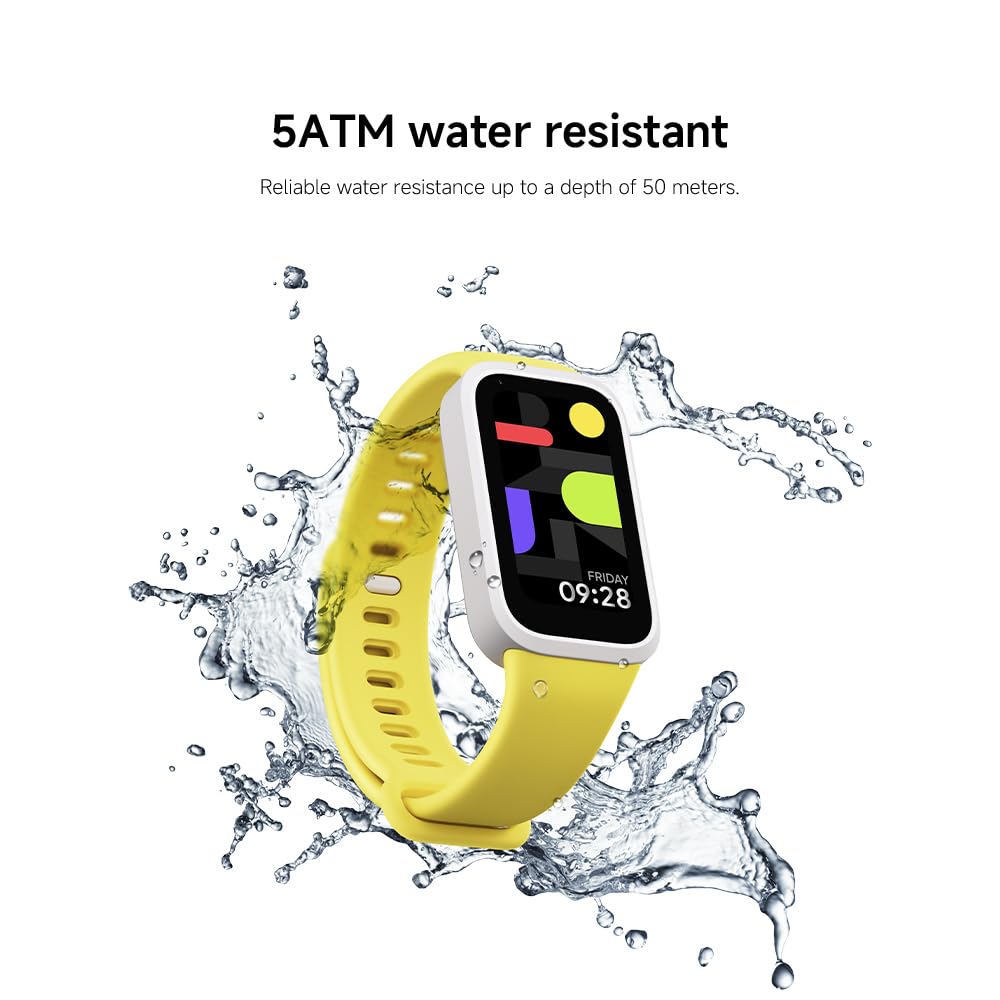 XIAOMI Smart Band 9 Active Global Version 1.47'' Display 18-Day Battery Life Modes All-Day Health and Fitness Monitoring 5ATM (Black)