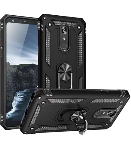 MaiJin Hülle Für LG Stylo 5 (6,2 Zoll) – 2-in-1 Hybrid Case Mit Kickstand, Stoßfest, Grau