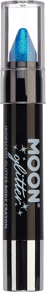 Moon Glitter Iridescent Glitter Paint Stick Face Body Crayon Makeup Blue 3.5g view 1