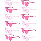 Uintoon Heart Sunglasses 12Pcs Heart Shaped Glasses for Women Girls Cute Cat Eye Funny Party Glasses Party Favors Accessories