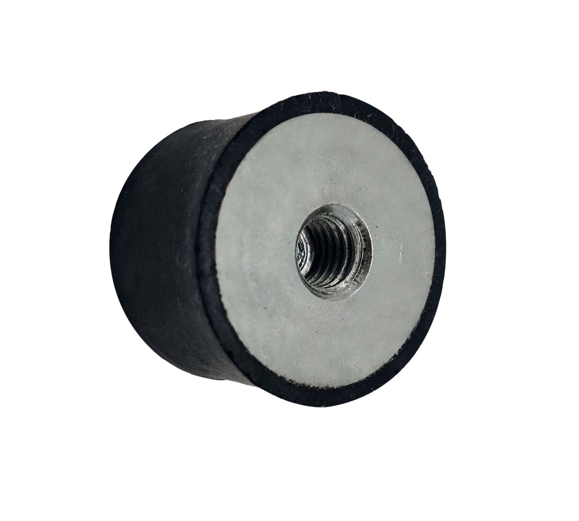 DOJA INDUSTRIAL | Air Conditioner Shock Absorber | Nut-Nut M4 15x15 | PACK 4 | Air Conditioning Shock Mount | Anti Vibration Pads | Air Pump Cushion Pad Rubber | Air Conditioners Mounts Split