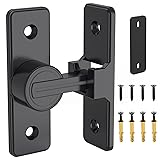 Barn Door Lock Hardware, 90 Degree Heavy Duty