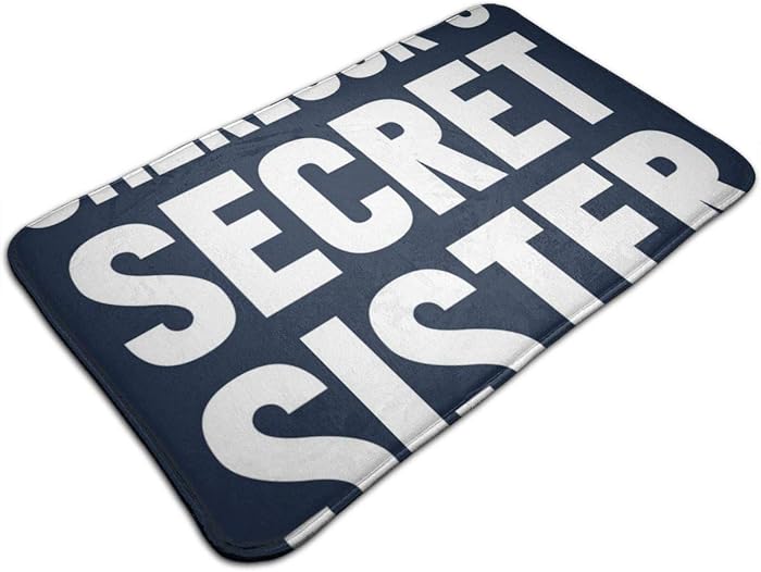 Yuteea Sherlocks Secret Sister Euros Holmes Door Mat Entrance Non-Slip Bath Mat Kitchen Floor Carpet Mat 19.5 X 31.5 Inch Absorbent Area Rugs