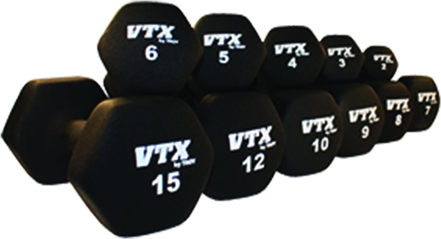 FIT1ST USA Sports Premium VTX Neoprene Dumbbells