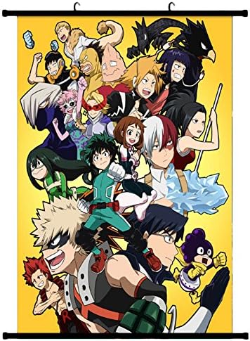 Gyrate Anime Boku no Hero Academia My Hero Academia Wall Scroll Poster Cosplay 20 * 30cm(Small)