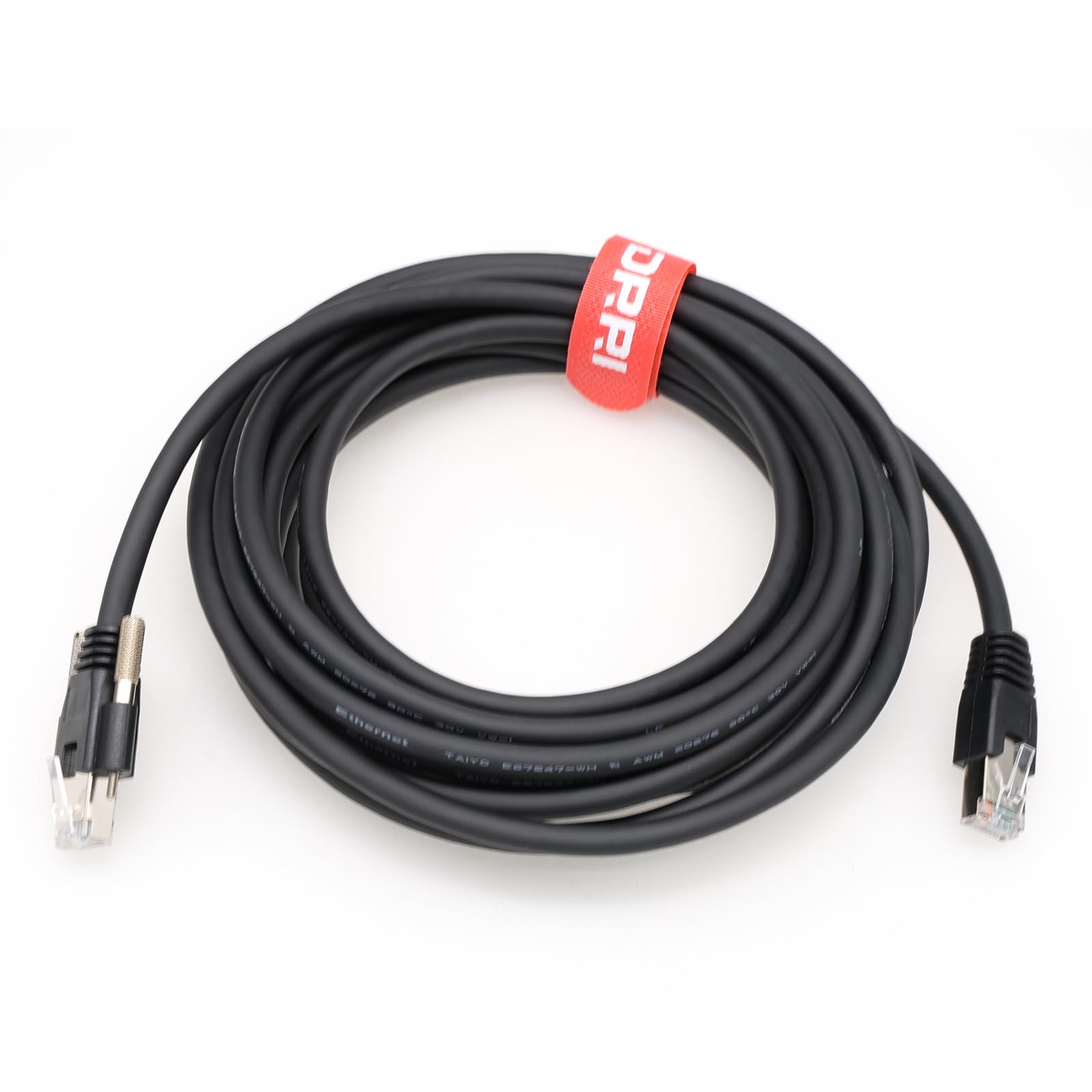 DRRI GigE Cat 6 S/STP DrC with RJ-45 Horizontal Locking Screws Data Cable for Basler Cameras