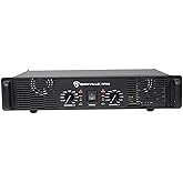 Rockville RPA5 2-Channel Power Amplifier, 200W RMS @ 4 Ohm, 1000W Peak, Stereo/Mono Switch, Built-in Crossover, for DJs, Live Sound, and Pro Audio