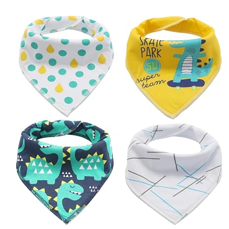 Bavoirs Bebe Bandana Bavoir Avec Boucle Reglable Minuya Absorbent Coton Doublure Bavoir Pour Bave Et Dentition Bebe 0 3 Ans Lot De 4 Bebe Puericulture Le Repas De Bebe Dwteam In